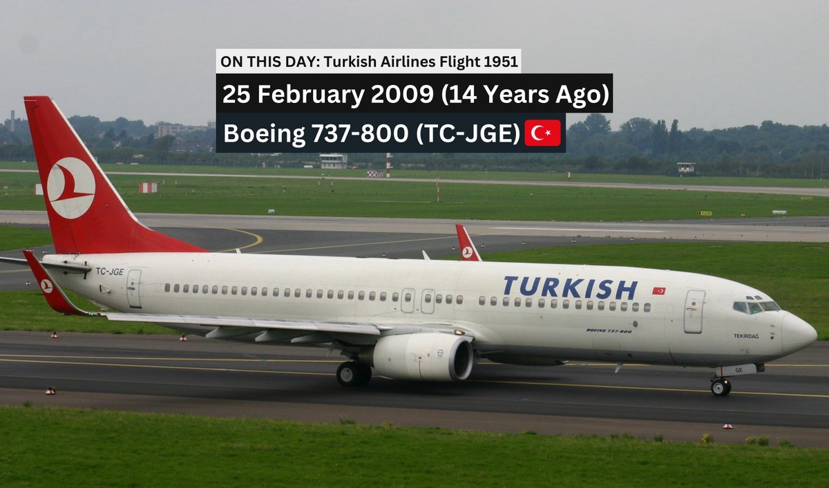 AirCrash_'s tweet image. 🗓 | 𝗢𝗻 𝗧𝗵𝗶𝘀 𝗗𝗮𝘆 (𝟮𝟬𝟬𝟵): Turkish Airlines Flight 1951 stalls and crashes on approach to Amsterdam Airport Schiphol, Netherlands, 9 of the 135 on board die. A faulty radio altimeter had reduced engine thrust with the pilots failing to notice the drop in airspeed.