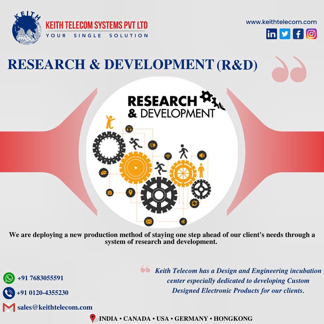 Keithtelecomsy's tweet image. Contact us today to meet your electronic and telecommunication needs.

For more information, please contact us at sales@keithtelecom.com or give us a call at +91 0120-4355230.

.

.

.

#semiconductor #importandexport #researchanddevelopment