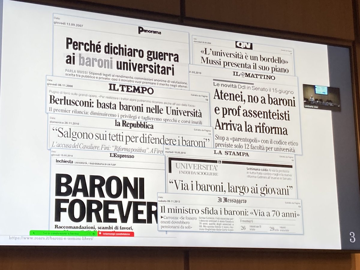 Redazione_ROARS's tweet image. #Baccini: la preparazione della riforma #10yearsofROARS