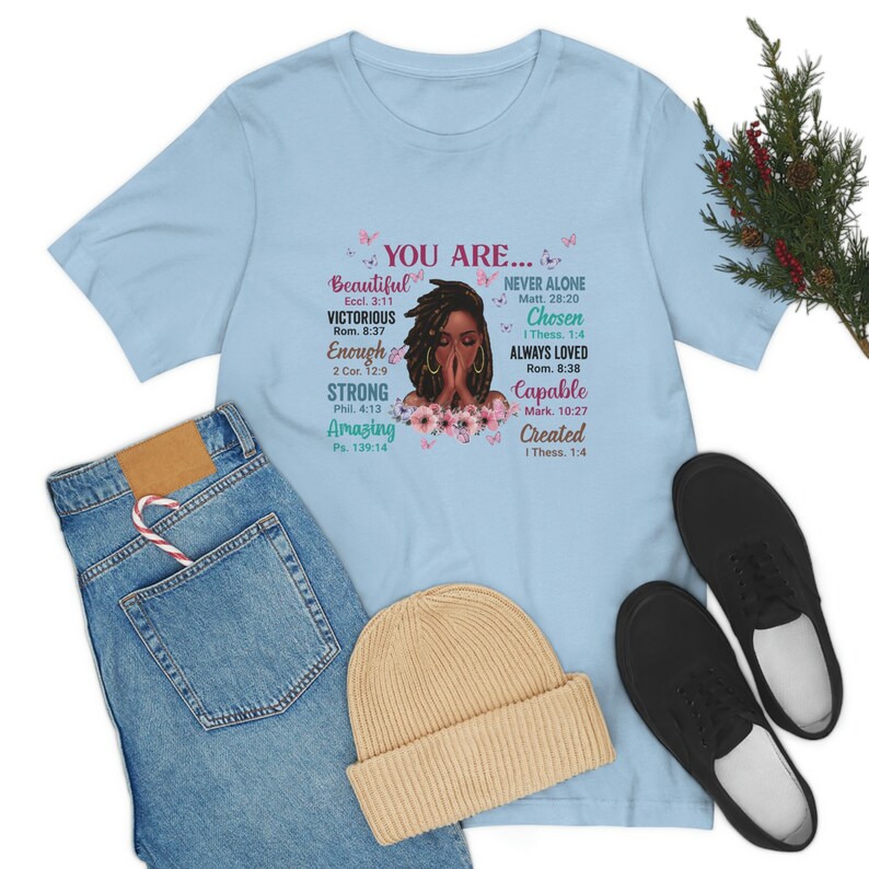 HBeeDesigns's tweet photo. You Are, Bible Scriptures, Black Girl Empowerment Tee

https://t.co/3gOkbYUv1l
https://t.co/9uZvw4mGoc

#fashion #style #ootd #instafashion #fashionblogger #outfit #fashionista #streetstyle #stylish #outfitoftheday #trend #styles #lookbook #streetwear #fashionstyle #trendy https://t.co/2O0yX5SlWo