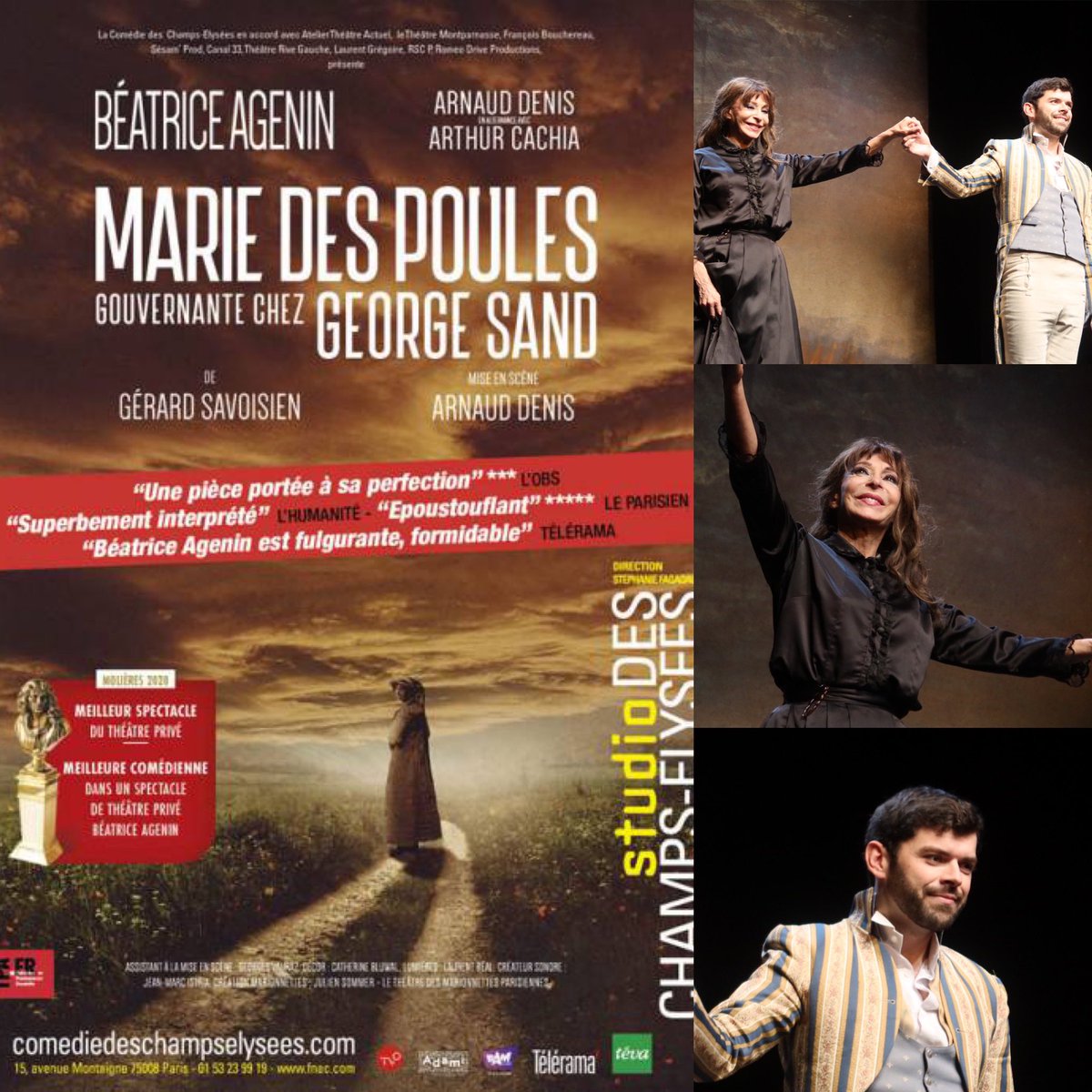 LucPerin1's tweet photo. 👁️‍🗨️ @Mariedespoules 

📍 @comedie_studio 

📆 Du jeudi au samedi à 20h30, dimanche à 16h

♥️ Une pépite a voir absolument 💯 

@pascalzelcer https://t.co/ka4M0P5045