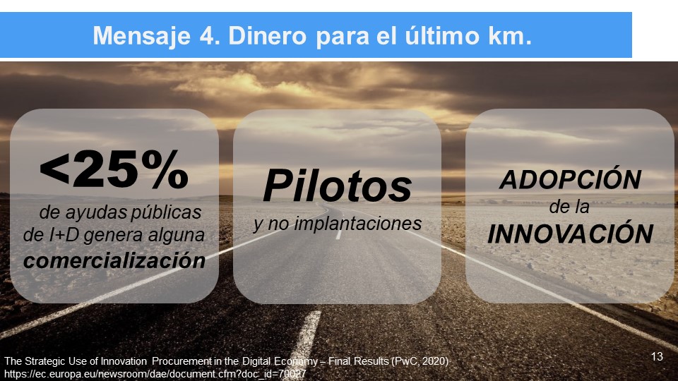 Debatiendo hoy en #AVISAJTXIII acerca las ultimas tendencias tecnológicas donde apunto que esto no solo va de tecnologías, la importancia de la salud basada en valor (resultados en salud), la formación y la necesidad de dinero en la ultima milla, para la adopcion de la innovacion