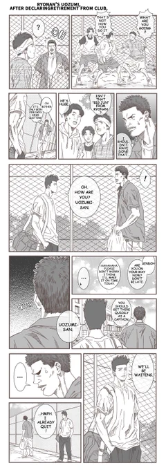 【English Ver.】
Ryonan's Uozumi, after declaring retirement from club.

英訳協力:annabethさん(@05Bookmark) https://t.co/WnvQdlilqu 