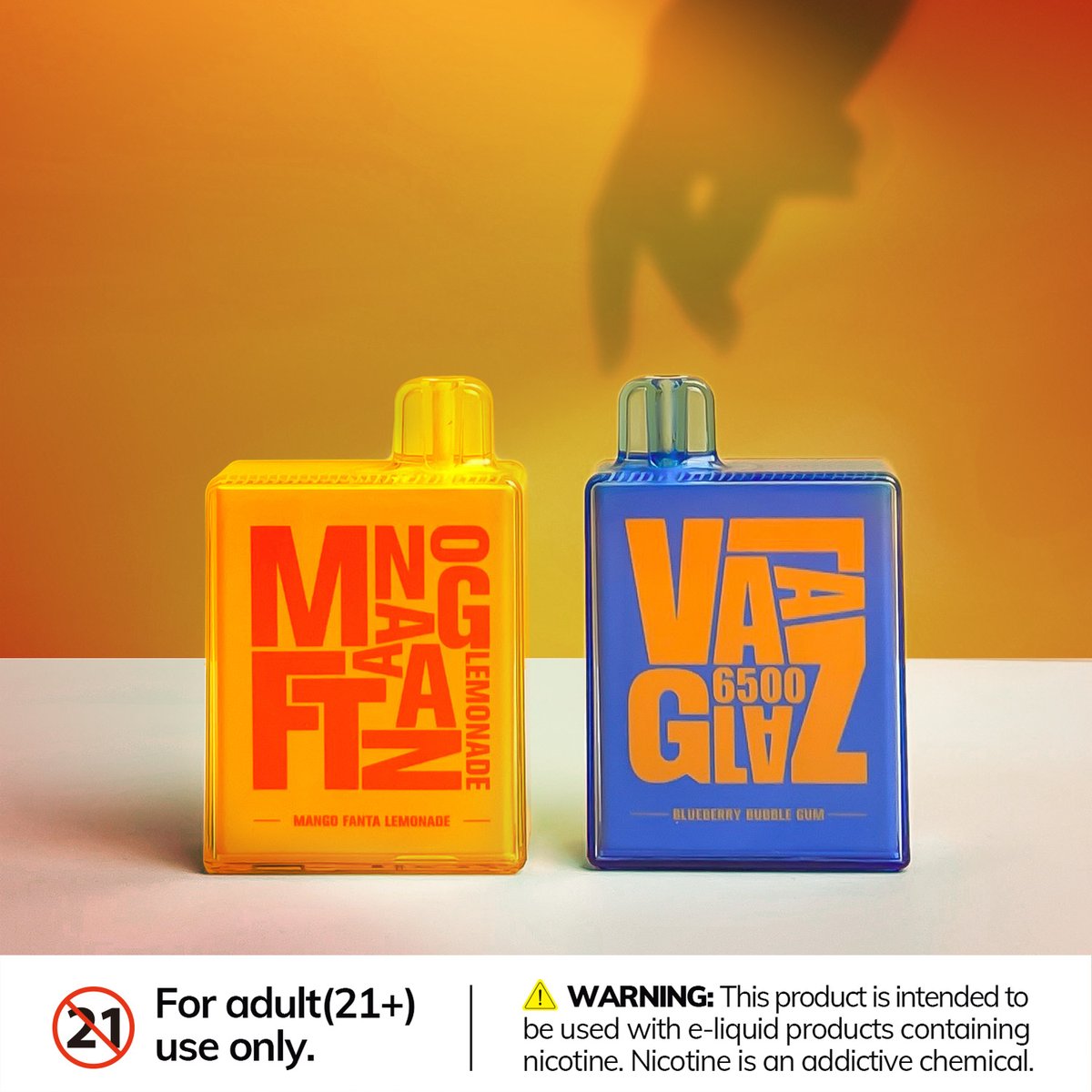 VaalVapor's tweet photo. Many options, but we know that only Glaz 6500 is your favorite.❤😻
WARNING: This device contains nicotine, nicotine is an addictive chemical.
#vaal #vaalglaz6500 #glaz #vapefam #vapestarter #vapingtribe #vapedudes #vapingbeauty #vapegeek #disposable #vapeworld #mtl #usavape https://t.co/EHMuMGvasP