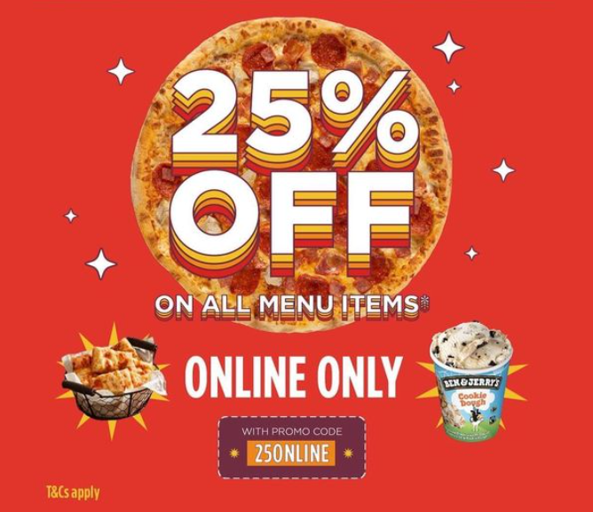 ClarehallP's tweet photo. 25% OFF ON ALL MENU ITEMS 

Delivery &amp; Collection
USE CODE: 25ONLINE 
t&amp;c apply, Online/APP only.

#apachepizza #clarehallretailpark #dublin #clarehall https://t.co/7zBUN98V4b