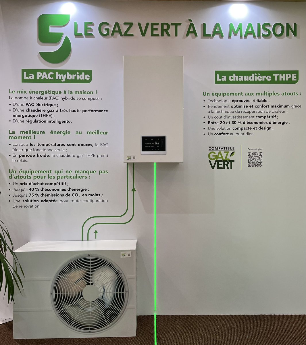 100% #GazVert  🇫🇷 en 2050. 
Le #SIA2023 est l’occasion de découvrir le #GazVert, produit par les agriculteurs, ainsi que ses usages
Le #biométhane permet de se chauffer, cuisiner et se déplacer.
Dès samedi #GRDF sur le stand E114 - Pavillon 4.