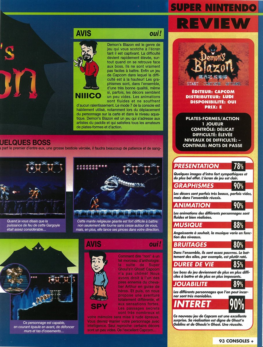 AllmightoFranky's tweet image. Et pour terminer du test avec #DemonsCrest sur #SuperNintendo et #ClockWorkKnight que j&apos;avais apprécié sur la #Saturn de #SEGA!!