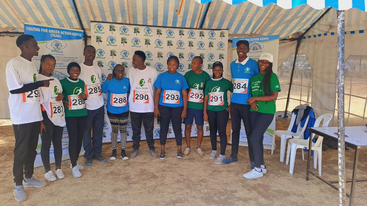 OnyangoLilian6's tweet photo. @yfga_kenya partners with other coprate organisations to participate in @egertonunikenya Run for Mau cross-country for the rehabilitation of Njoro River. The race recognises the efforts the youths are putting in environmental conservation @OumaTedy @DaviOmondi @ruforumsec https://t.co/1QgReXcaNb