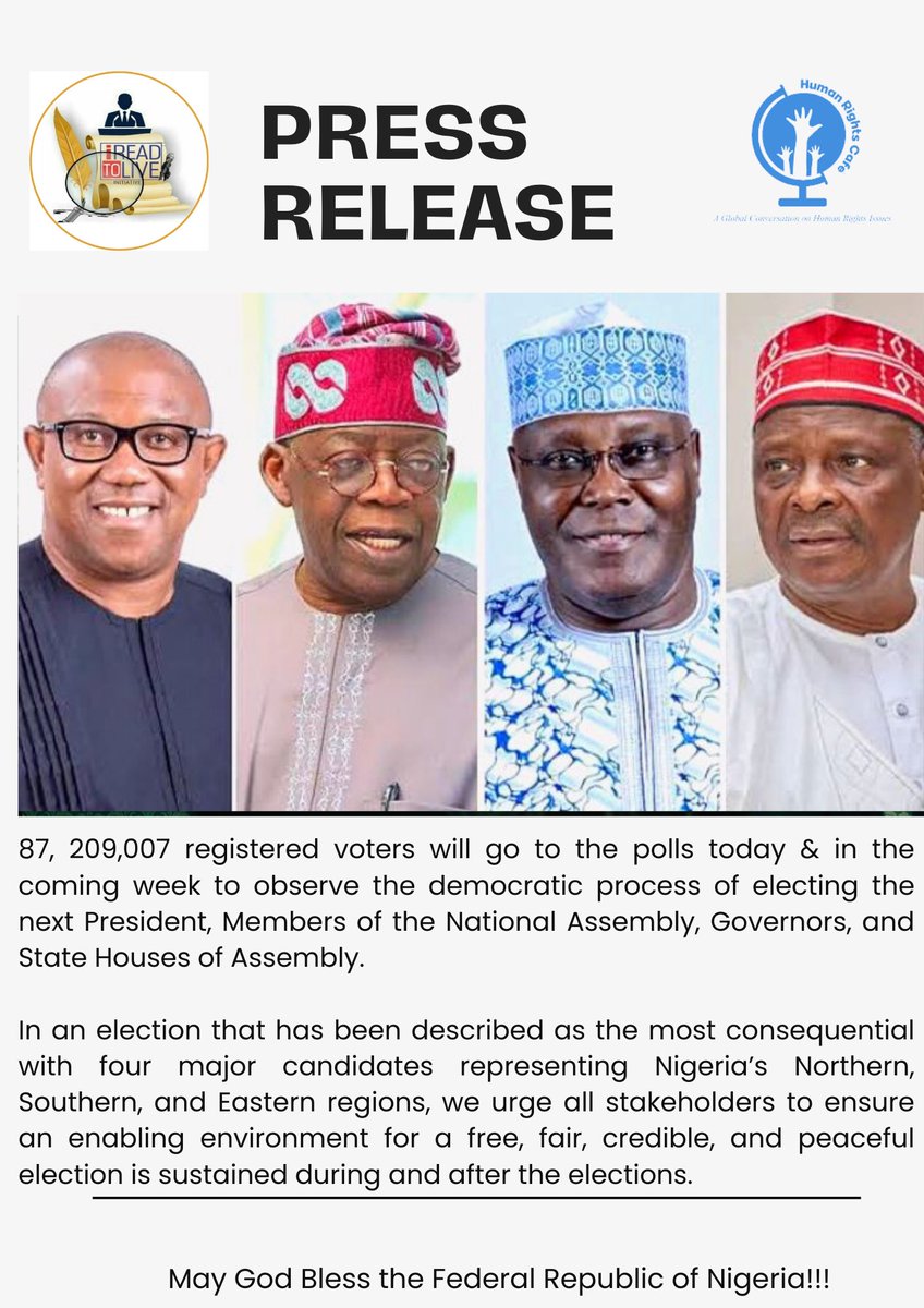 citizens_pod's tweet photo. In an election that has been described as the most consequential with four major candidates representing Nigeria’s Northern, Southern, and Eastern regions, https://t.co/iQGRbtgBVO