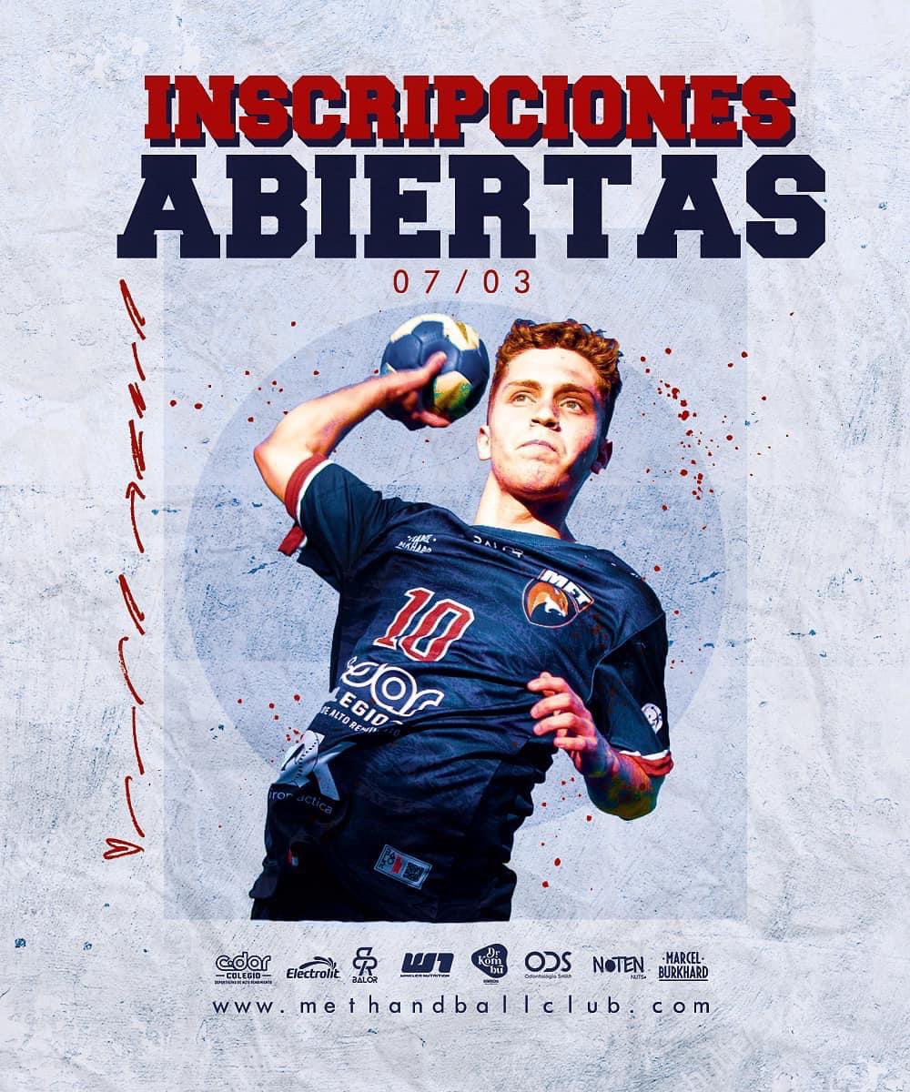 ¡Volvemos el 07/03! 
Si quieres ser parte de nuestro club y del balonmano ☺️, te invitamos a escribirnos a: 
📮 methandballclub@gmail.com 
🙌🏻Tenemos todas las categorias 
📍Santiago, Chile 
MET HC 🐆