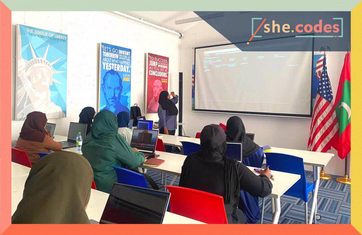womenintechmv's tweet image. We have started the last cohort of #SheCodesMV, aimed at helping young women acquire digital skills to prepare them start a career in software development.
@ACMaldives