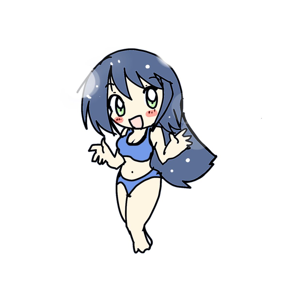 「こんばんは 」|塩粥のイラスト