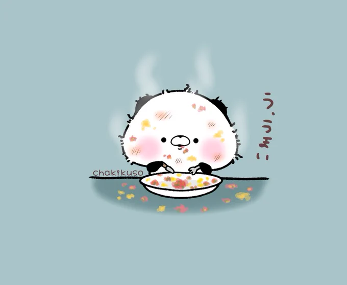 とろとろ卵のオムライス食べる 