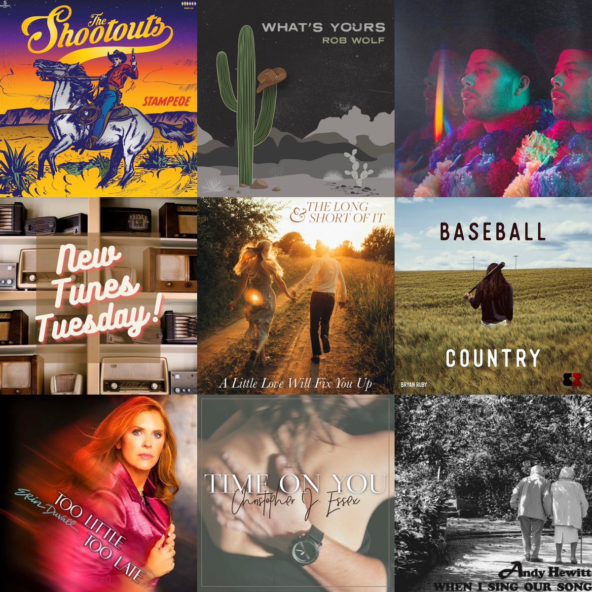 kess11's tweet image. New on @Medium @shootoutsmusic #robwolf #adammac #newtunestuesday @LongToop #bryanruby @erinduvall #christopherjessex #andyhewitt - feature links here: kess11.medium.com