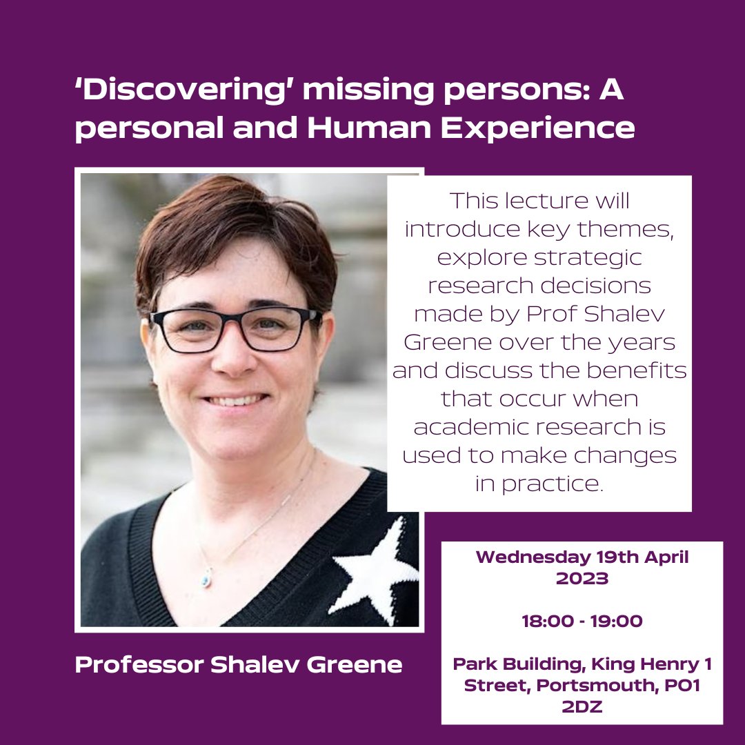 This event will be held in a hybrid format. Please indicate how you wish to attend when selecting your tickets.

Get your ticket here: bit.ly/3YRQcKD

#UoP #PortsmouthUni #Crime #UniversityofPortsmouth #Criminology #CriminalJustice <a href="/SCCJ_UoP/">SCCJ UoP</a> <a href="/UoP_CCJ/">Criminology & Criminal Justice @ UoP</a>