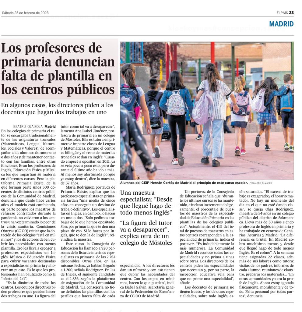 Primaria Existe Madrid tweet media