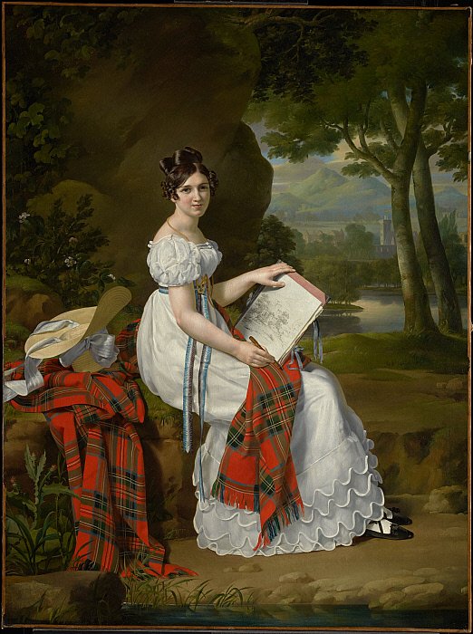 Barthélemy Vieillevoye,
 Mujer dibujando en un paisaje , c. 1830
#SaturdayInArt #drawing