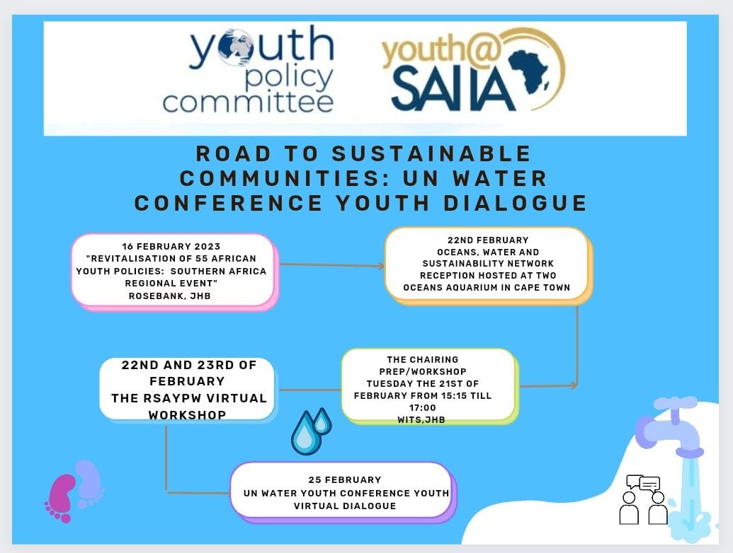 In the build-up towards the @UN Water Conference, the YPC is hosting a #YouthWaterDialogue to gather views that will shape how we wish to see our gov represent its mandate towards water access & management, health, climate resilience etc in this Decade for Action
#YouthAreLeading