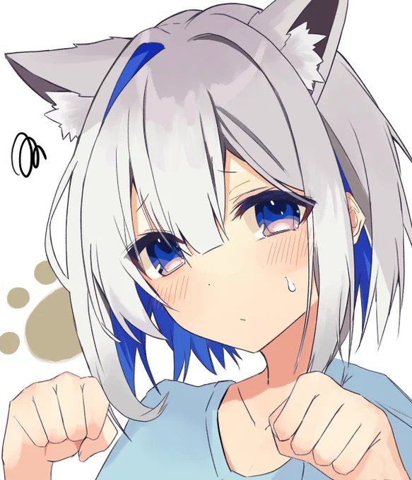 かなたそ…猫の日遅刻したけど猫耳つけてくれ #かなたーと 