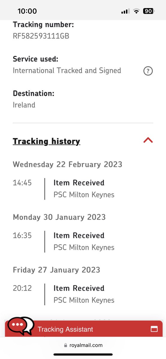 Can anyone tell me…cos I bet @RoyalMailHelp can’t…how a package can have been received 3 times, in the same place, over a month…and I appear to be no closer to receiving it!!!