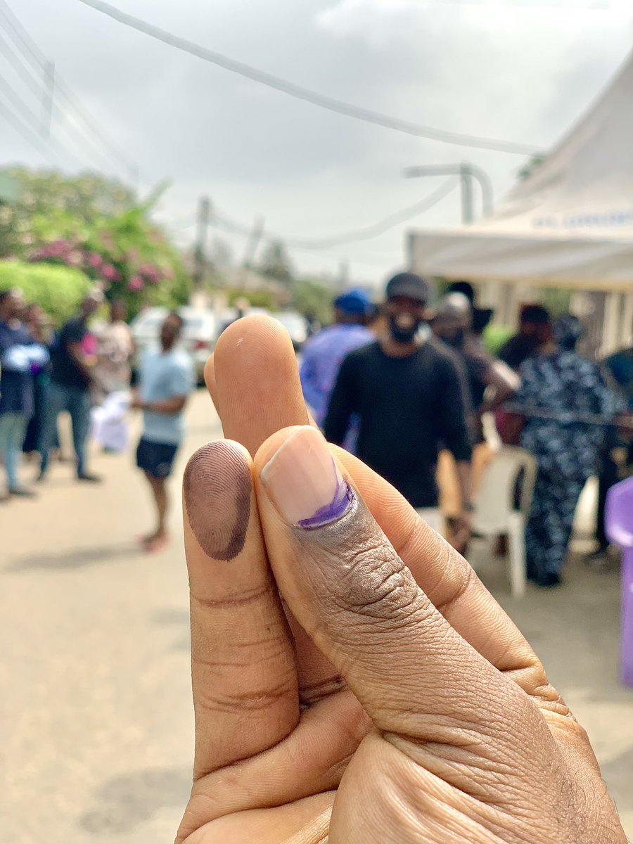 uwalcom's tweet image. Played my part today. #votewisely #Nigeriaelection2023