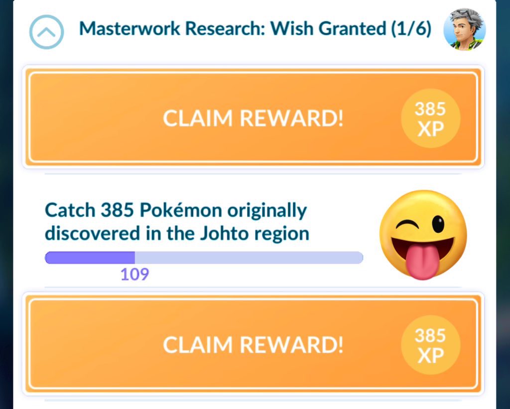 KamikeoPoGo's tweet image. Definitely going to have #JOHTOpokemon on my mind ALL WEEKEND, … during the #HOENNtour! 😁🤣

... 👊🏾🐻 GRIND!
#MasterWorkResearch #MasterWorkResearchWishGranted #PokemonGoTour #PokemonGoTourHoenn #PokemonGoApp