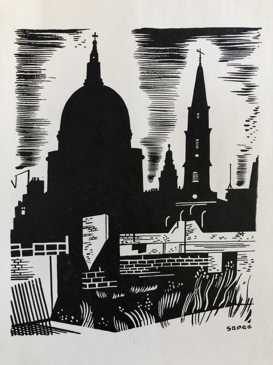 Serge (Maurice Féaudierre, 1901-1992), « Londres secret et ses fantômes », 1946