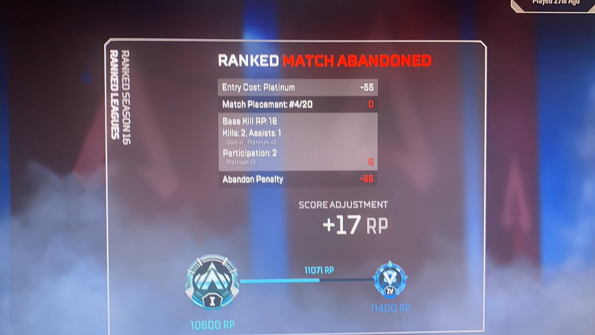 NoiZzyMVP's tweet photo. @Respawn fix that stupid shit. https://t.co/gl7Id3S6M1
