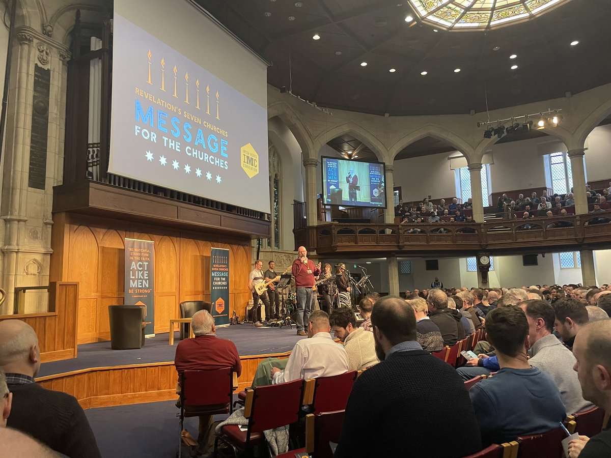 Great to be back 🎉
#imc23 #belfast #irishmensconvention #teaching #biblestudy #revelation