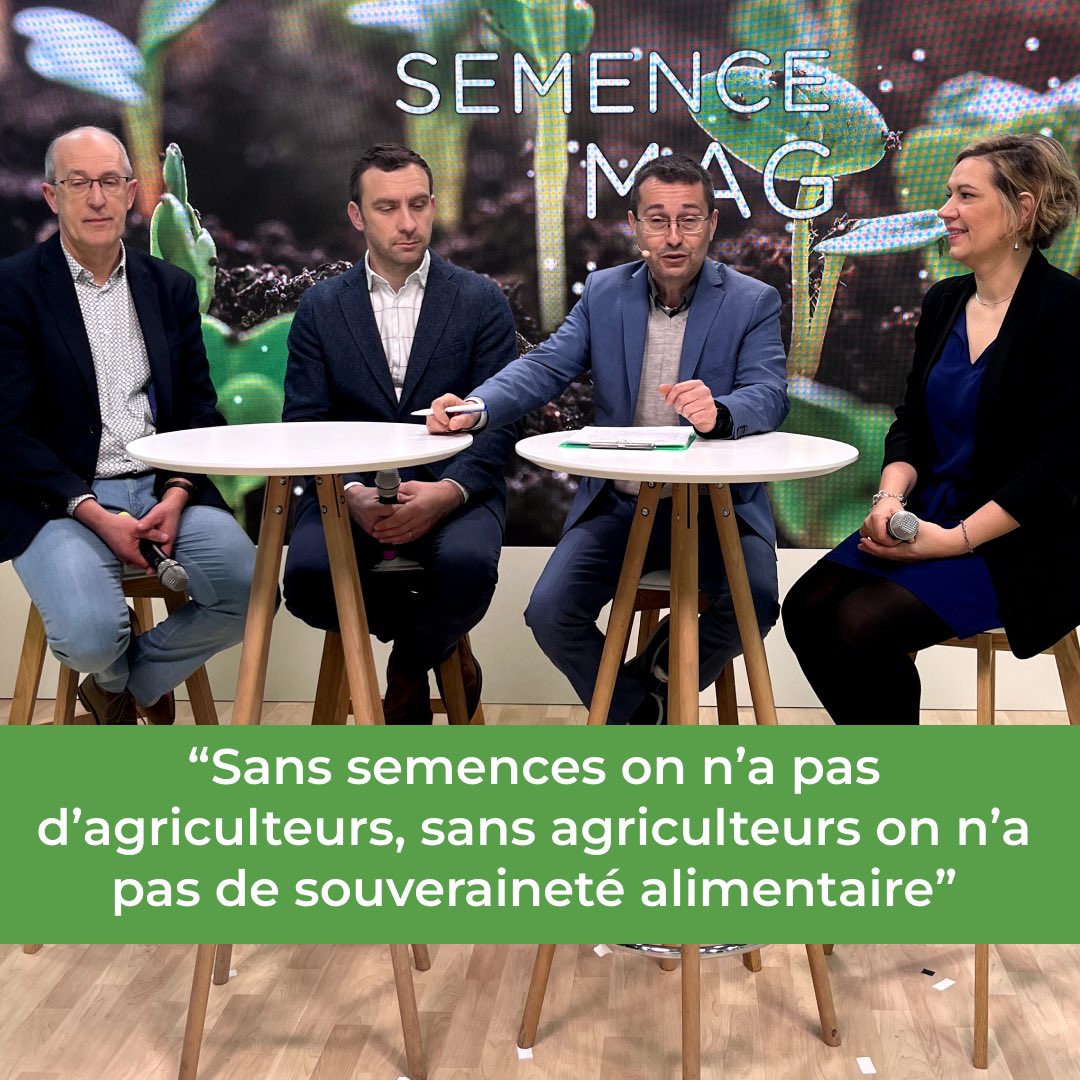 VillageSemence's tweet photo. Retour sur l’émission #semencemag sur le thème de la souveraineté alimentaire 🌾 Merci à Pascal Berthelot pour l’animation de cet échange passionnant, retrouvez le replay sur notre chaîne YouTube #sia2023 https://t.co/nbrwsuVBR2