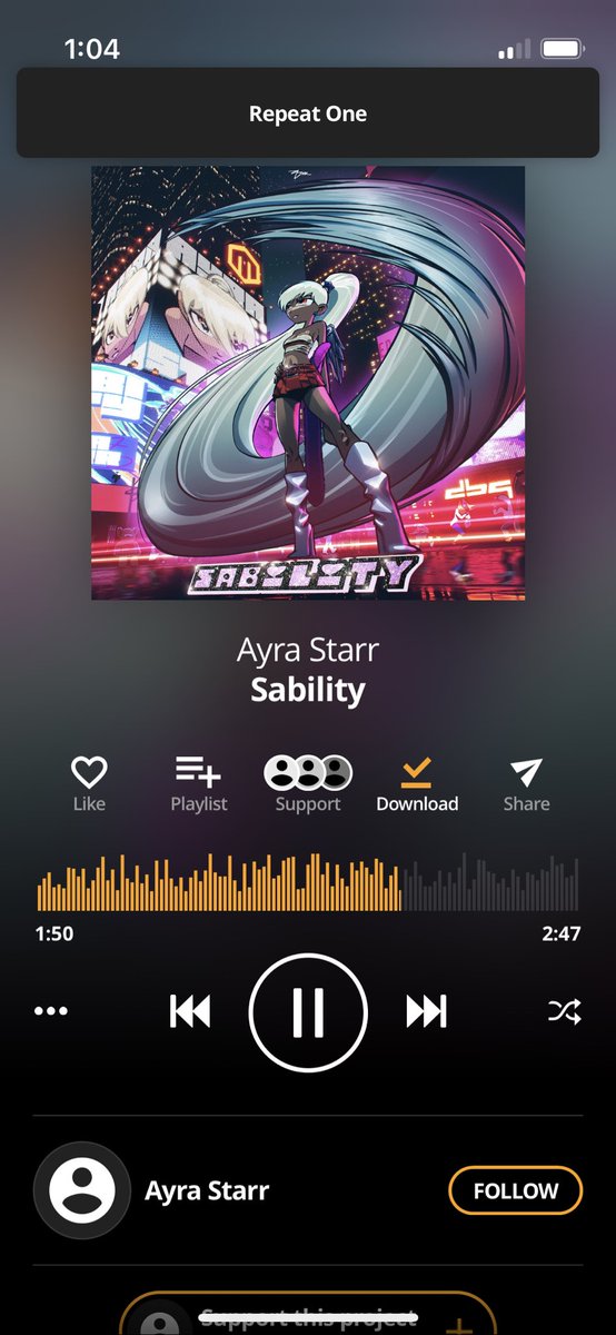 jifanyiekazi's tweet photo. What a sweet song #sability #RepeatOne @ayrastarr https://t.co/MDX7OdLfe4