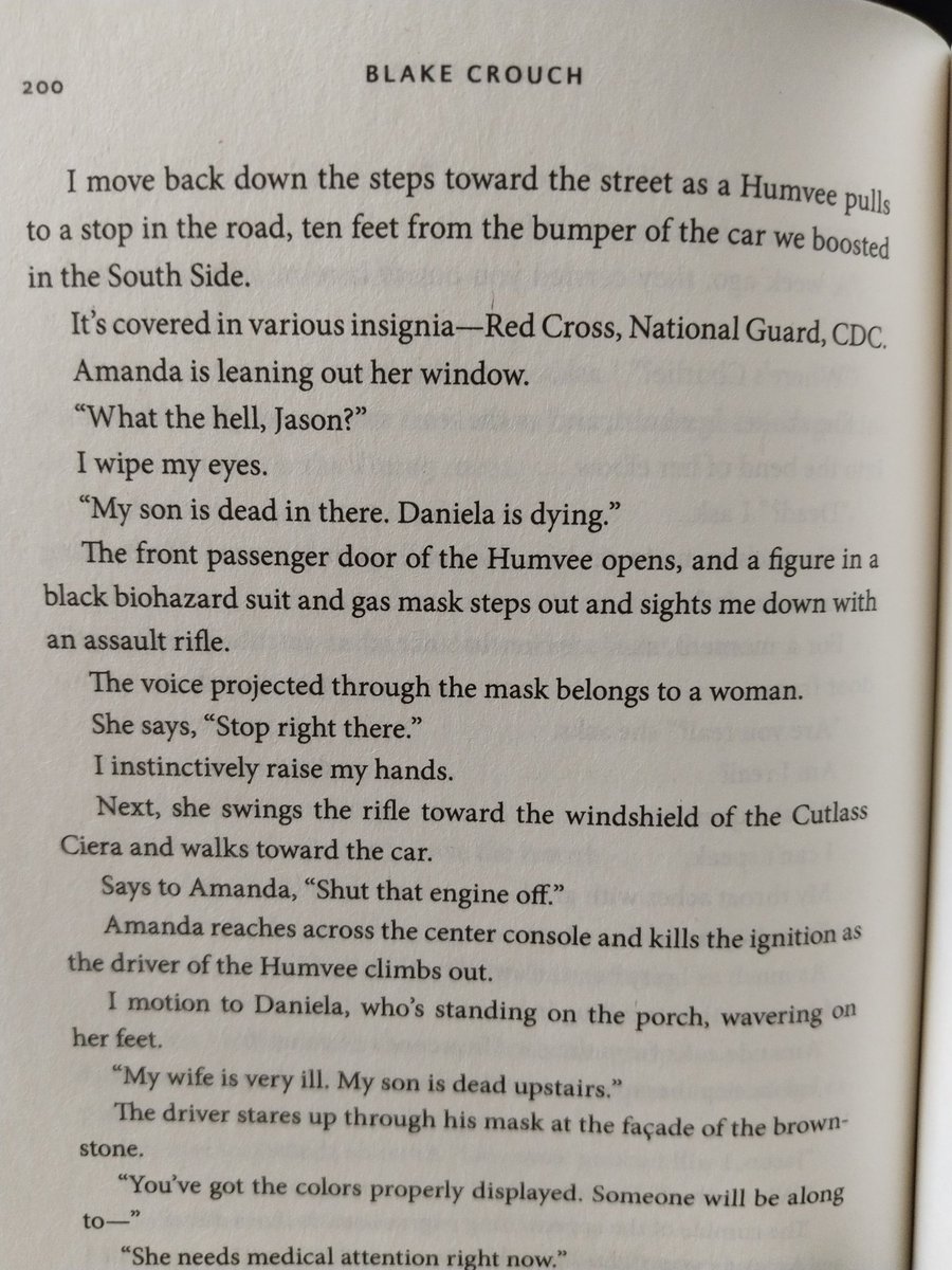 Pallavisms's tweet photo. Definitely did not expect to read words like quarantine, contagion, biohazard suit, and gas mask in this book written in 2016. And yet here we are! #FebruaryRead https://t.co/0kjPDZyVfs