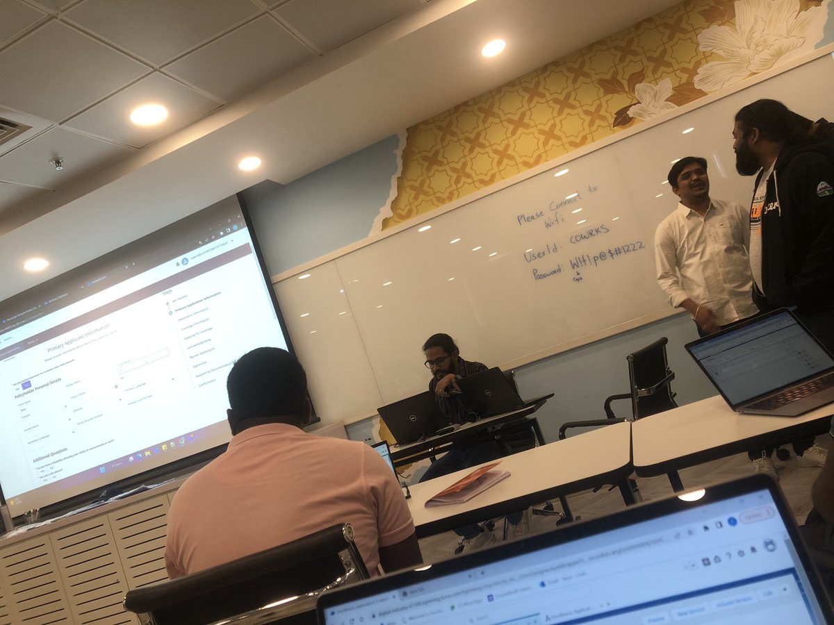 Attended my first salesforce workshop in the year 2023.what a fun filled and informative session it was learned about how to do insurance enrolment in salesforce vlocity. @HydSFDG @HyderabadWit @HydNonProfitUG @hydmcug @HydArchitects @SF_HYD_UG