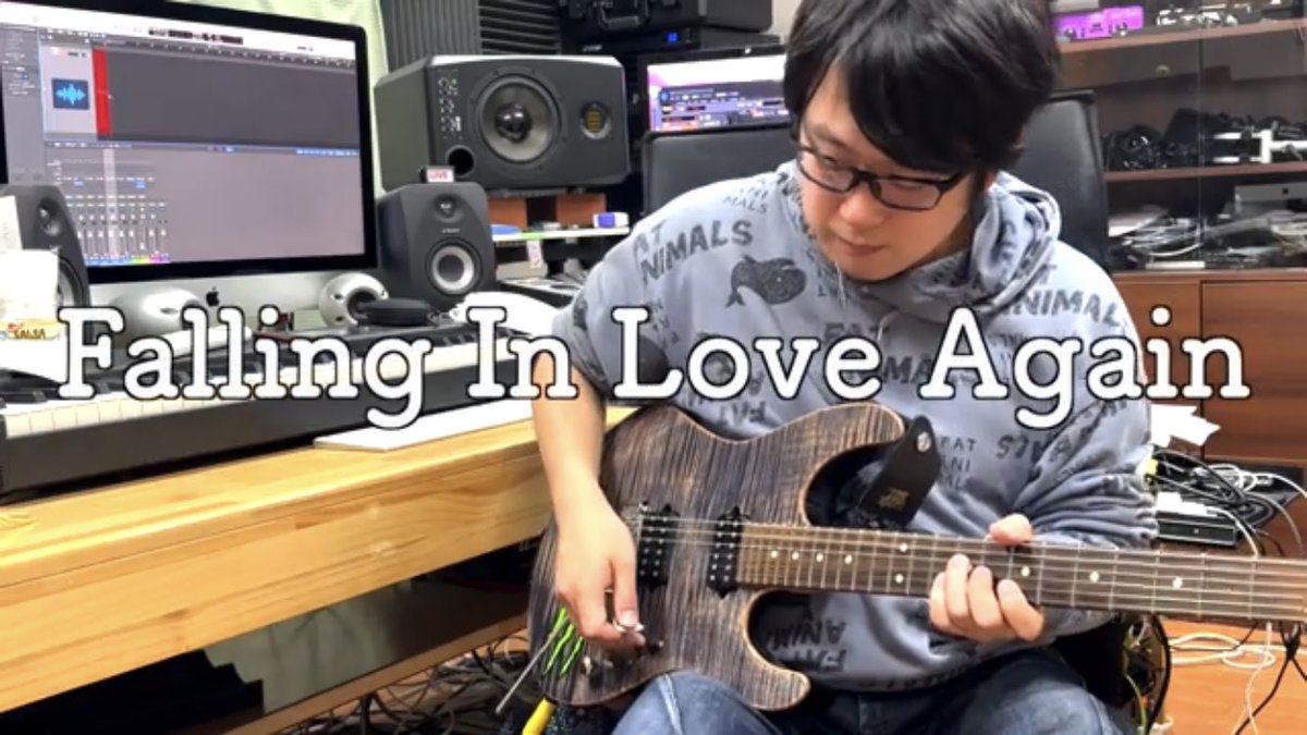 hiraicypher0115's tweet photo. 【NEW🎸】
弾いてみましたけど…
Falling In Love Again
cover by 平井サイファー
https://t.co/wVxS3zbHqB
#FallingInLoveAgain
#JackThammarat
#カバ井サイファー
#ギター
#弾いてみた https://t.co/tzJlspevtJ