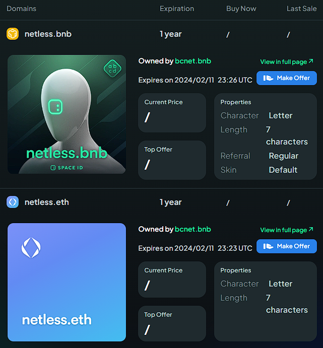 bcnet_id's tweet image. The SPACE ID 2.0 Beta is now open to all!  
👉Make offer #NETLESS  BNB &amp;amp; ETH
your domains in one single place. 
@spaceid
 $bnb $eth #Web3  #NFT #Domains #Web3Names #wallet #Future #Transfers #Indonesian #UnitedKingdon 
👇👇👇
beta.space.id