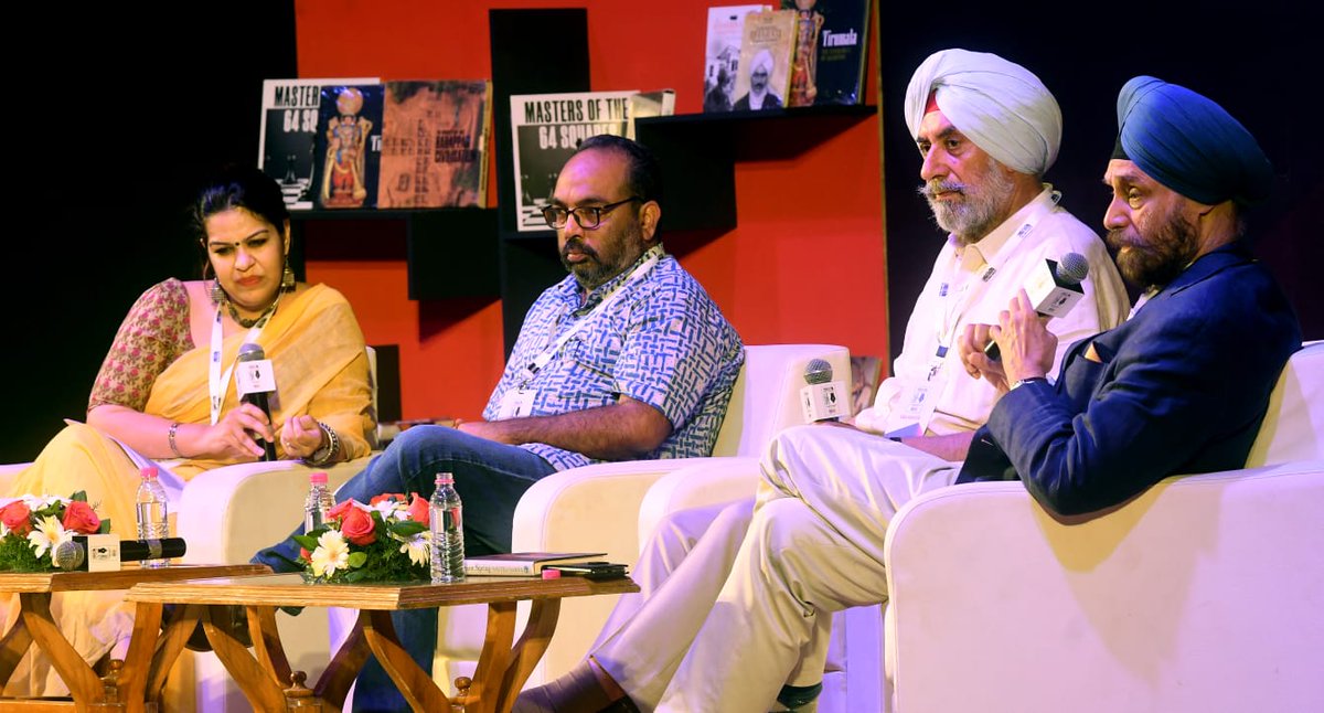 The Hindu (@the_hindu) on Twitter photo #TheHinduLitForLife | Navtej Sarna, Ramesh Inder Singh and Amandeep Sandhu in conversation with Mandira Nayar on the topic 'Punjab: In a fractured land'.
📷 Ravindran R for <a href="/HinduLitforLife/">The Hindu Lit For Life</a> #TheHinduLitForLife | Navtej Sarna, Ramesh Inder Singh and Amandeep Sandhu in conversation with Mandira Nayar on the topic 'Punjab: In a fractured land'.
📷 Ravindran R for <a href="/HinduLitforLife/">The Hindu Lit For Life</a>