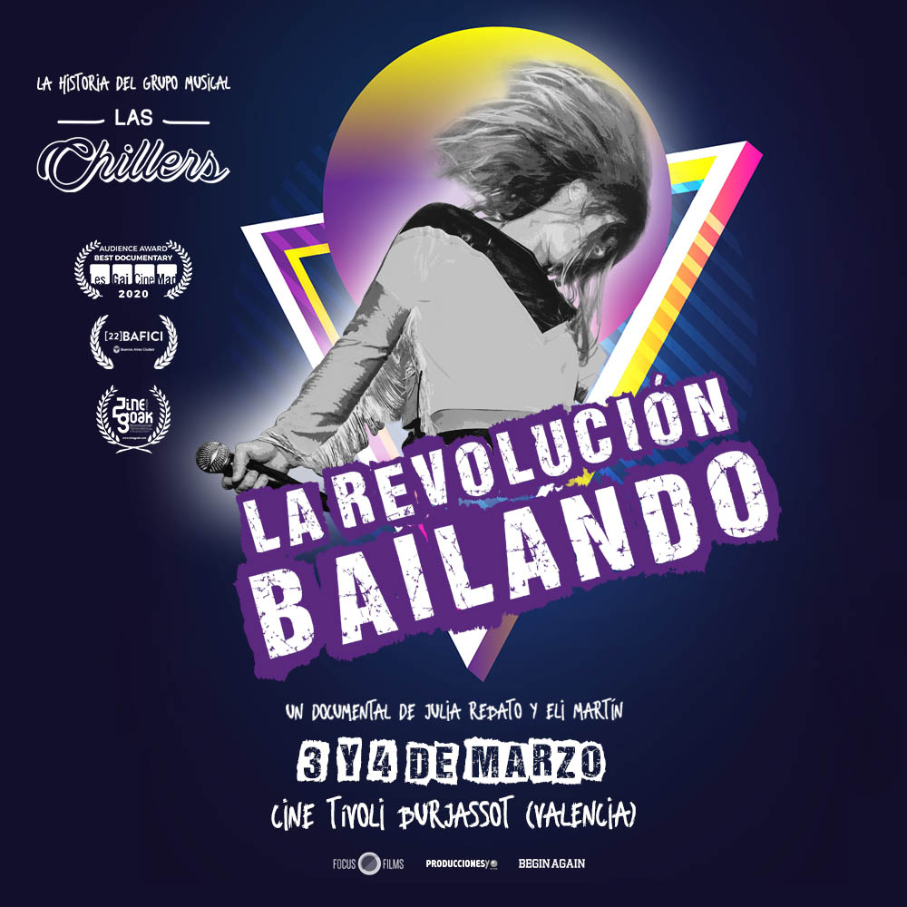 Begin Again Films (@beginagainfilms) on Twitter photo LA REVOLUCIÓN BAILANDO viaja la próxima semana hasta Burjassot.
¿Te vienes?
Info: facebook.com/events/6082480…
Un #documental de <a href="/JuliaRebato/">Julia Rebato</a> y Eli Martín sobre la historia de <a href="/LasChillers/">Las Chillers</a>
#LaRevoluciónBailando
Proyección de #HistoriasParaContarnos LA REVOLUCIÓN BAILANDO viaja la próxima semana hasta Burjassot.
¿Te vienes?
Info: facebook.com/events/6082480…
Un #documental de <a href="/JuliaRebato/">Julia Rebato</a> y Eli Martín sobre la historia de <a href="/LasChillers/">Las Chillers</a>
#LaRevoluciónBailando
Proyección de #HistoriasParaContarnos