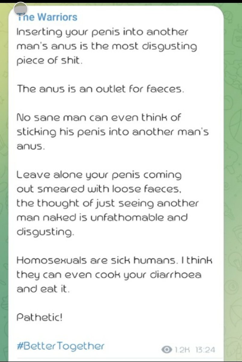 JohnKelton256's tweet photo. Homosexuality 🚮🚮 https://t.co/greOpAmOKc