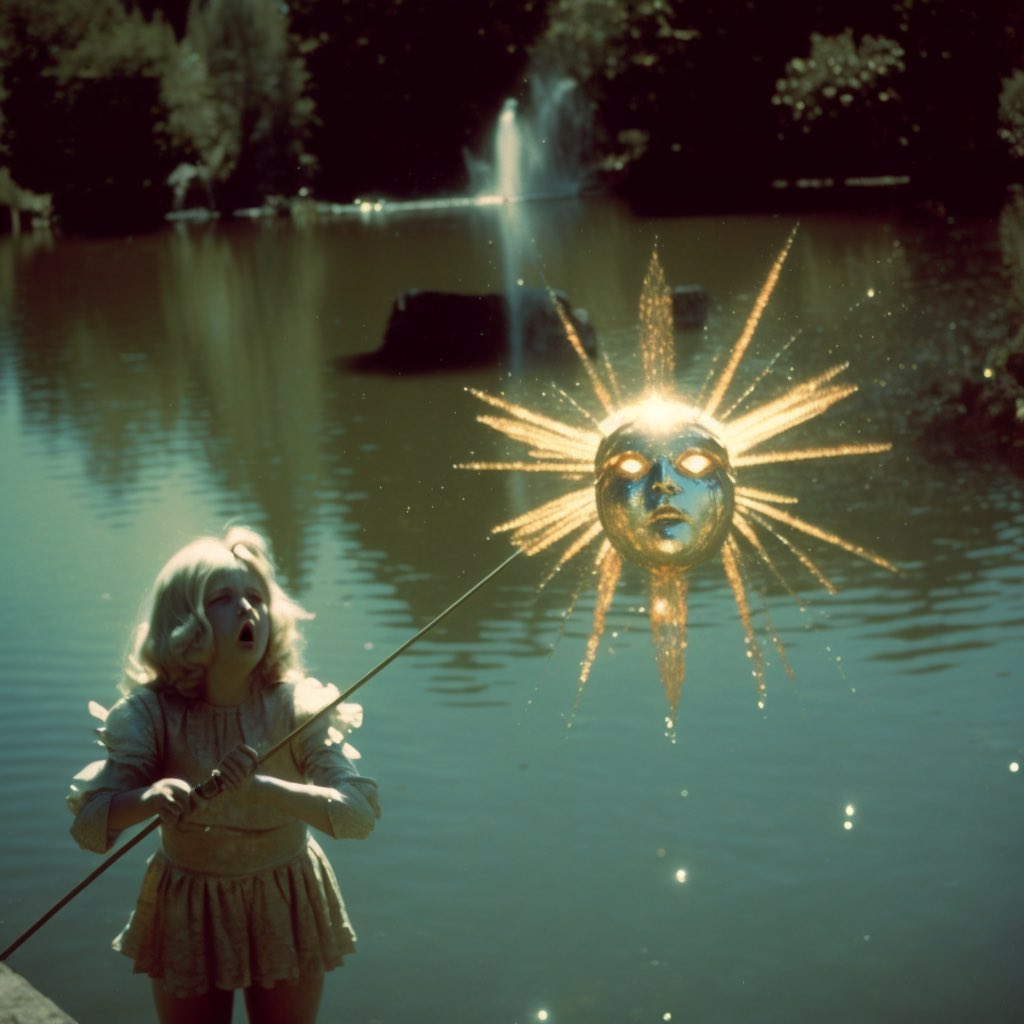 DIofthebeholder's tweet photo. catching sun heads ☀️ #aiart https://t.co/6t7FvdfHEr