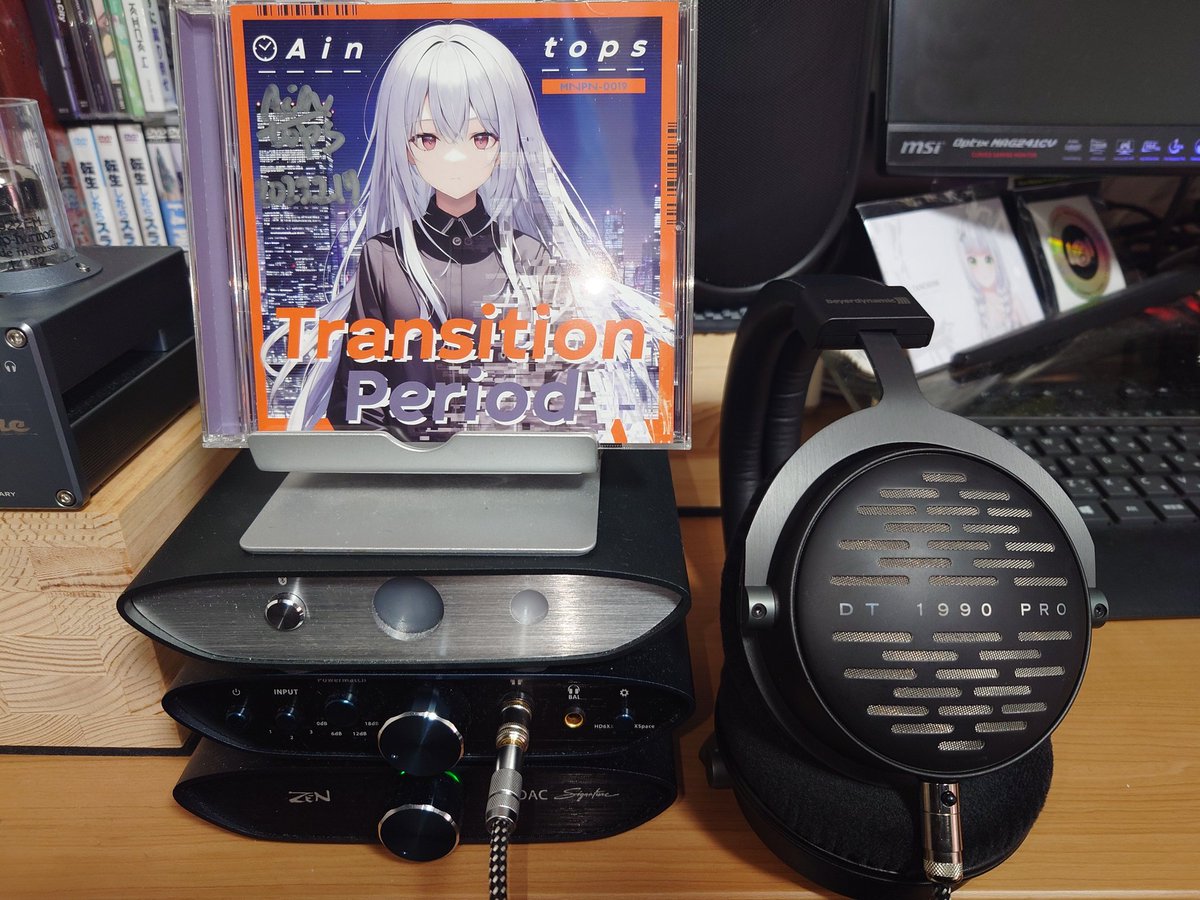takayosi920's tweet photo. #Aintops #beyerdynamic #iFiaudio 
今夜は、ZEN-Signatureセットにbeyerdynamic1990Pro
Aintopsさんのアルバム、Transition Period 
解像度高いbeyerdynamic1990Proであらためて、ねえダーリンを聴いてみます。 https://t.co/0mxRqq4DPH