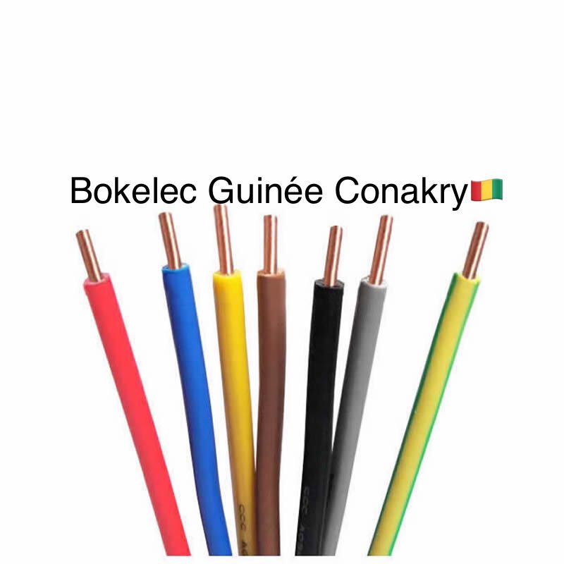 Bokelec_Guinee's tweet photo. Fil électrique ⚡️ couronne de 100m, 750v, des différents diamètres de: 1,5mm2/2,5mm2/4mm2/6mm2/10mm2/16mm2… venant de la France.
Lieu de vente : Conakry enco5 cité rails vers cosa en face de l’école abdourahimy sow. https://t.co/7UXCkId6zO