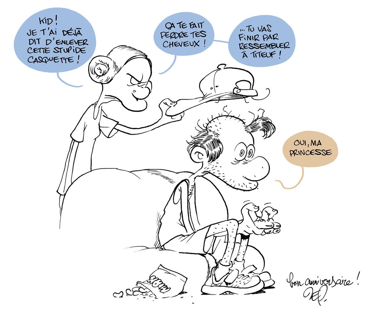 Kid Paddle et Titeuf ont 30 ans. En réponse <a href="/midamkidpaddle/">midam</a>