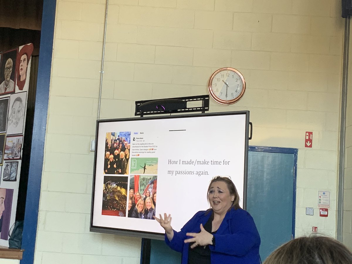 @kane_fiona wonderful keynote speech, sharing her passions and her wonderful journey in education and in life, you made and are making a difference, I resonate with it so much thank you 🙌 @WomenEdNI @WomenEd #selfcare #passion #loveforbooks   #goodbyemrchipsgreergarson