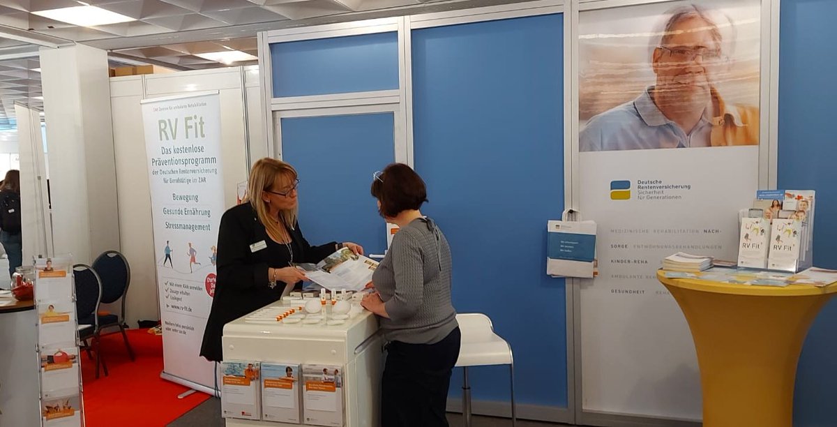 Wir beraten Sie heute und morgen in #Frankfurt auf der #gesund_leben. Besuchen Sie uns in der Jahrhunderthalle an Stand 60 und erfahren Sie alles rund um #Reha, #Prävention und #Kliniken. Wir freuen uns auf Sie 🙃