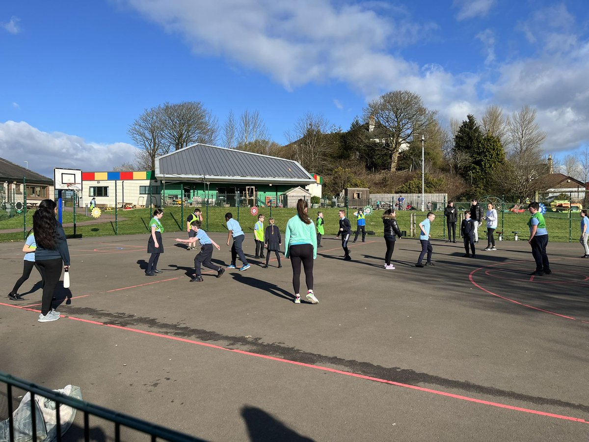 Our sports leaders are working with pupils at <a href="/stjosephsps/">St Joseph's RC PS</a> with a focus on developing teamwork skills. This week the activities were rounders and capture the flag🏏🚩

<a href="/HwbSt/">StMungosHWB</a> <a href="/StMungosFalkirk/">St Mungo's HS</a>