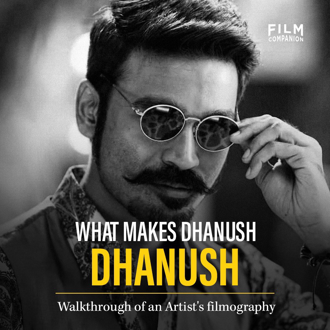 It's been 21 years since @dhanushkraja made his debut, and it has been a story to tell. Let's look at his journey through this filmography of his best performances. Which is your favourite?