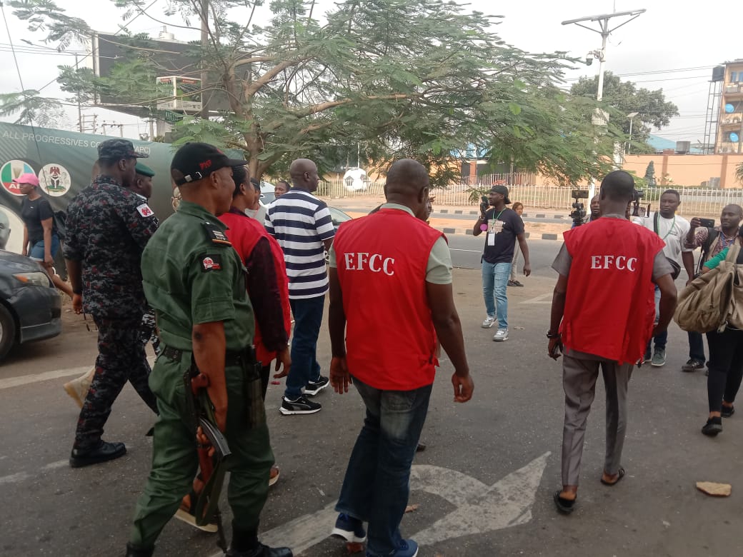EFCC has visited Peter Obi house  today