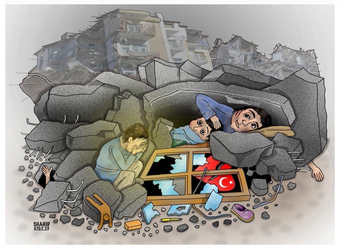 BluesOfBirds's tweet photo. Look at:
https://t.co/qHmOsJkv6R
#TurkeySyriaEarthquake #Turkey #earthquakes #ErdbebenInSyrien #HelpTurkey #helpsyriatoo
'Syria-Turkey Earthquake,' By Atiq Shahi https://t.co/ku7Fesw9Hr