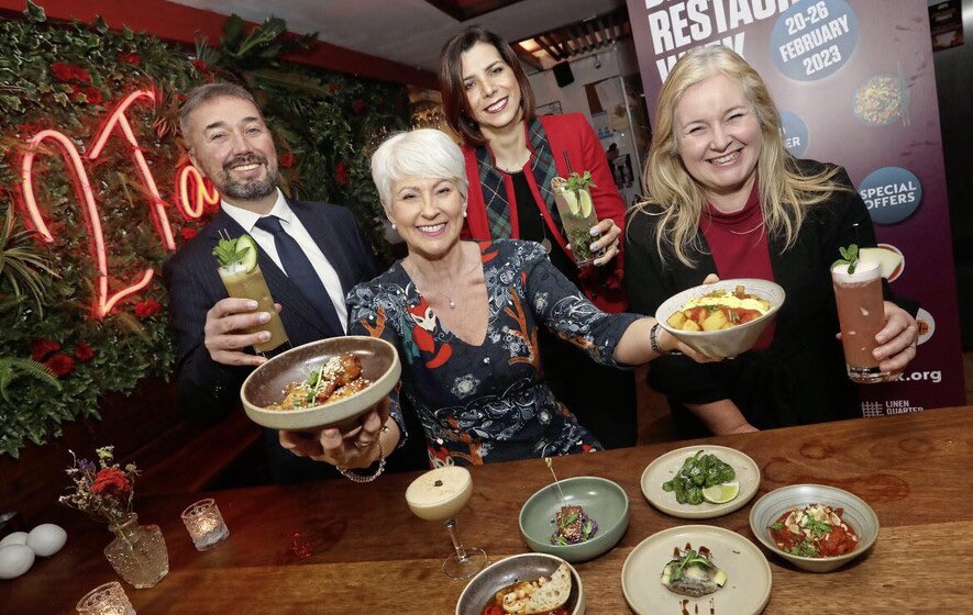Last two days @BelfastRW23 but still time to catch up @PamBallantine @StGeorgesMarket for fab food demos 11am to 1pm today and tomorrow plus almost 50 restaurants to try out across Belfast City Centre!