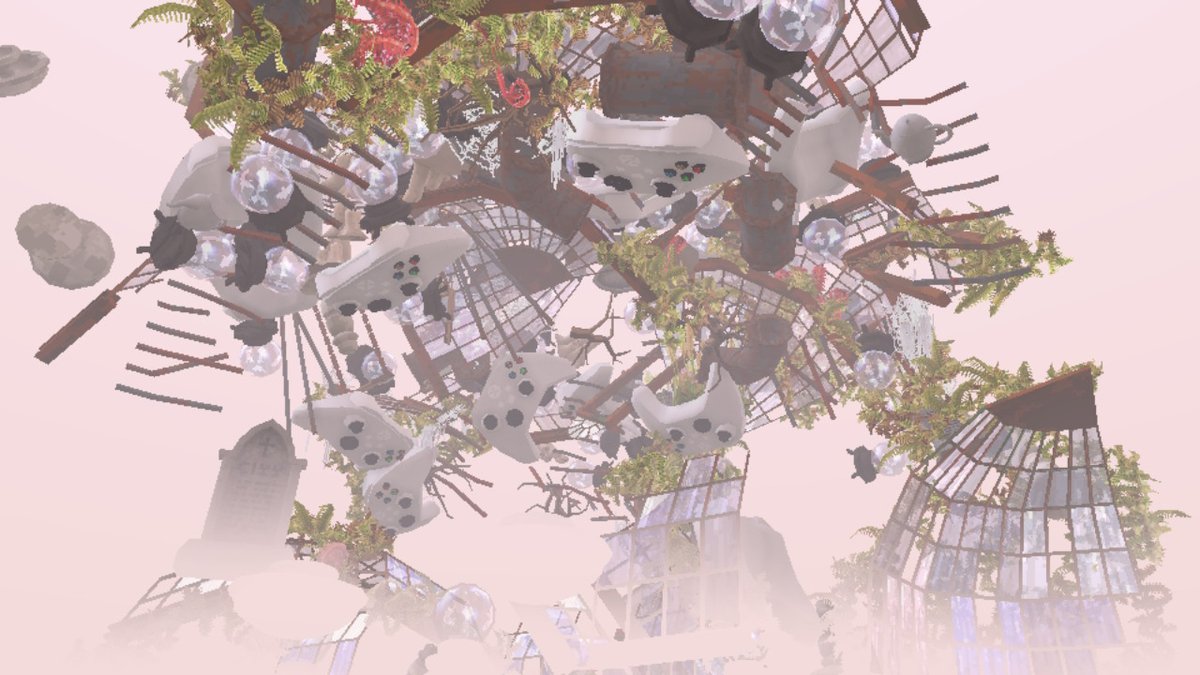 aphtran's tweet image. stranger in a strange little world #cloudgardens #NintendoSwitch